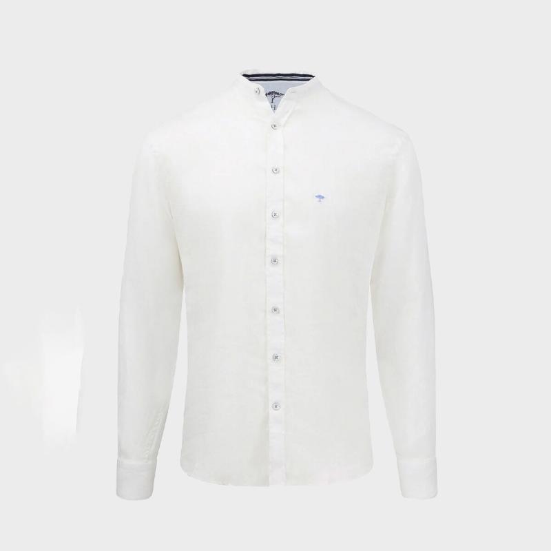 Pure Linen, Stand Up Collar - 1413  6008 - FYNCH HATTON