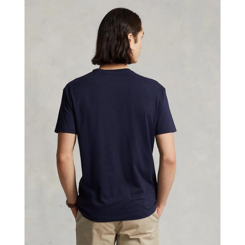 Custom Slim Fit Jersey Crewneck T-Shirt - 7@710680785004 - POLO RALPH LAUREN