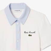 Slim Fit Stretch Jersey Contrast Collar Polo - 3DF7107 - LACOSTE