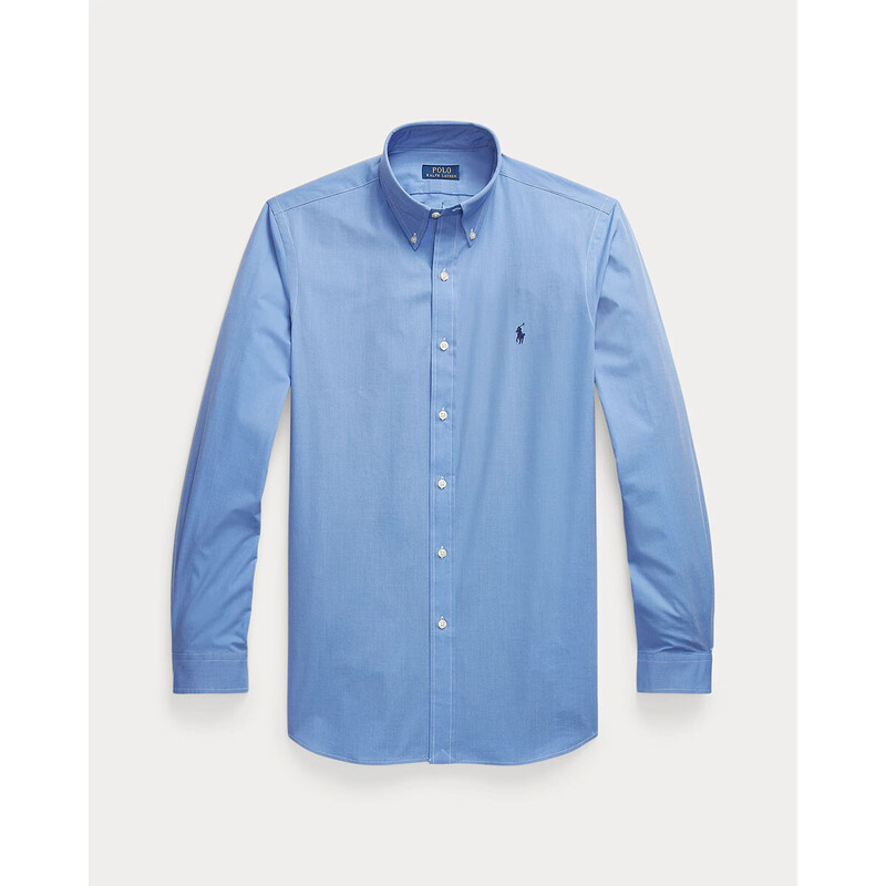 Custom Fit Stretch Poplin Shirt - 710928255003 - POLO RALPH LAUREN