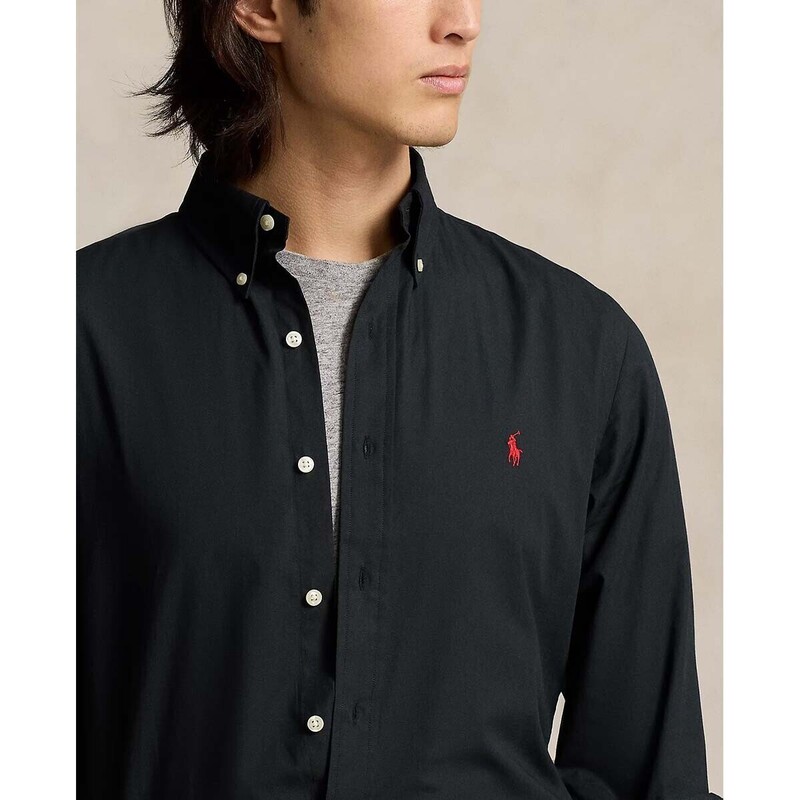 Custom Fit Stretch Poplin Shirt - 8@710928255006 - POLO RALPH LAUREN