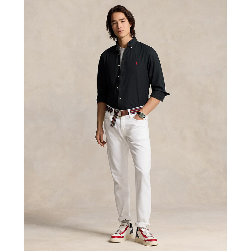 Custom Fit Stretch Poplin Shirt - 8@710928255006 - POLO RALPH LAUREN