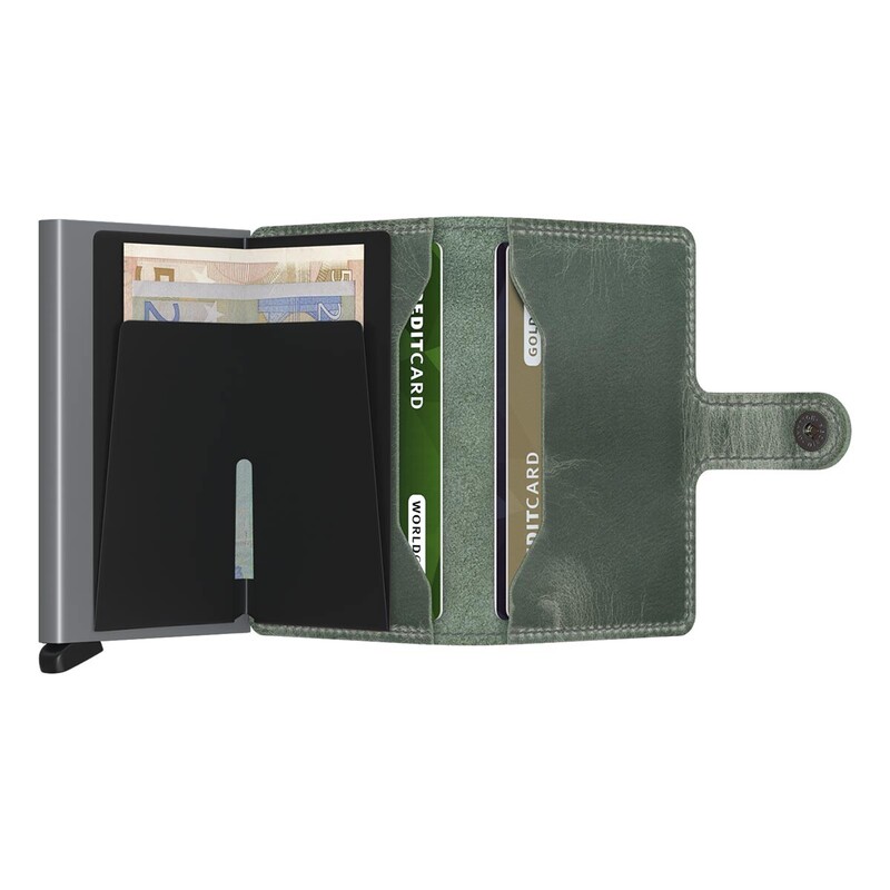 MINIWALLET VINTAGE - 9@MV – SAGE - SECRID