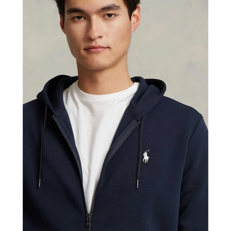 Double-Knit Full-Zip Hoodie - 8@710888282002 - POLO RALPH LAUREN