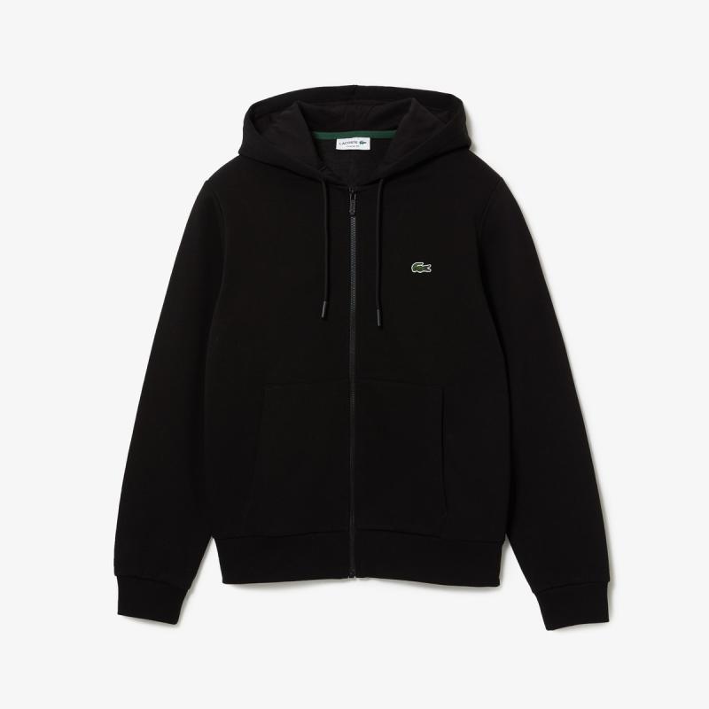 Zip-Up Fleece Hoodie - 8@3SH9626 - LACOSTE