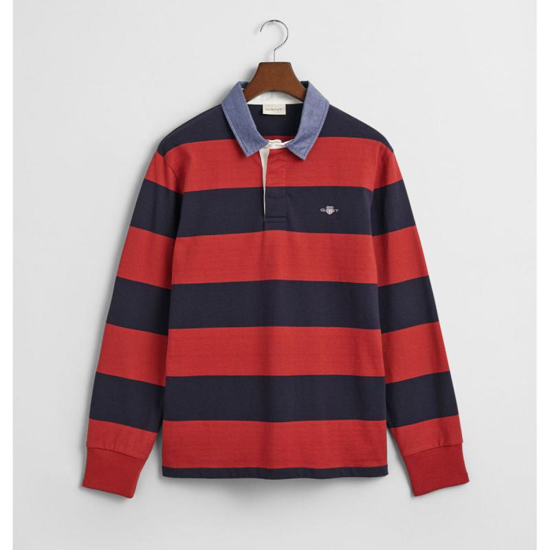 Striped Chambray Heavy Rugger - 3G2004083 - GANT