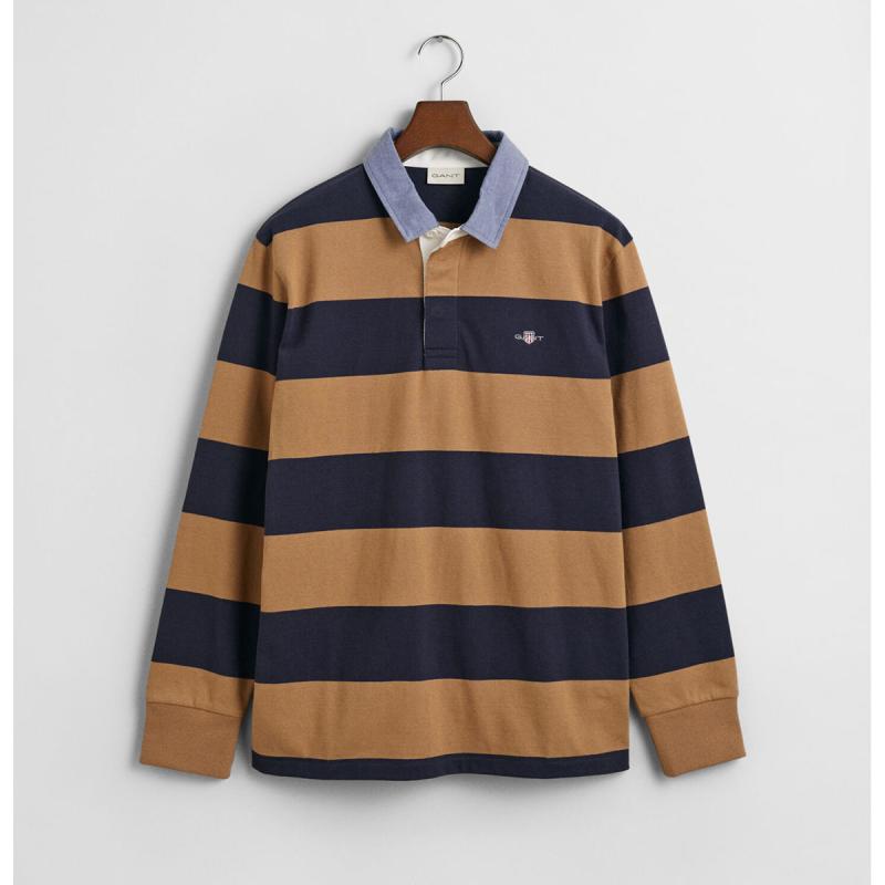 Striped Chambray Heavy Rugger - 3G2004083 - GANT