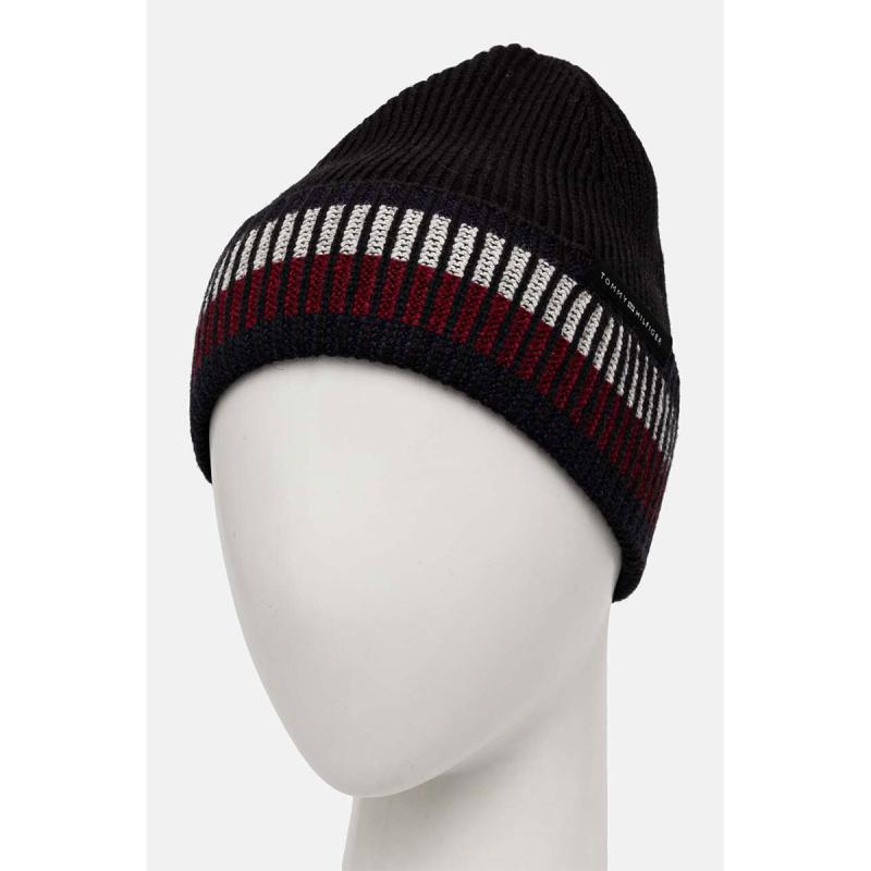 TH CORP LOVE WOOL BEANIE - AM0AM12751 - TOMMY HILFIGER