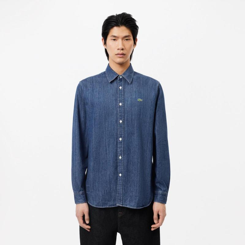 Regular Fit Denim Shirt - 8@3CH0197 - LACOSTE