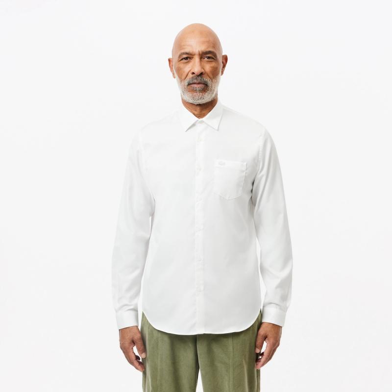 REGULAR FIT COTTON SHIRT - 3CH8522 - LACOSTE