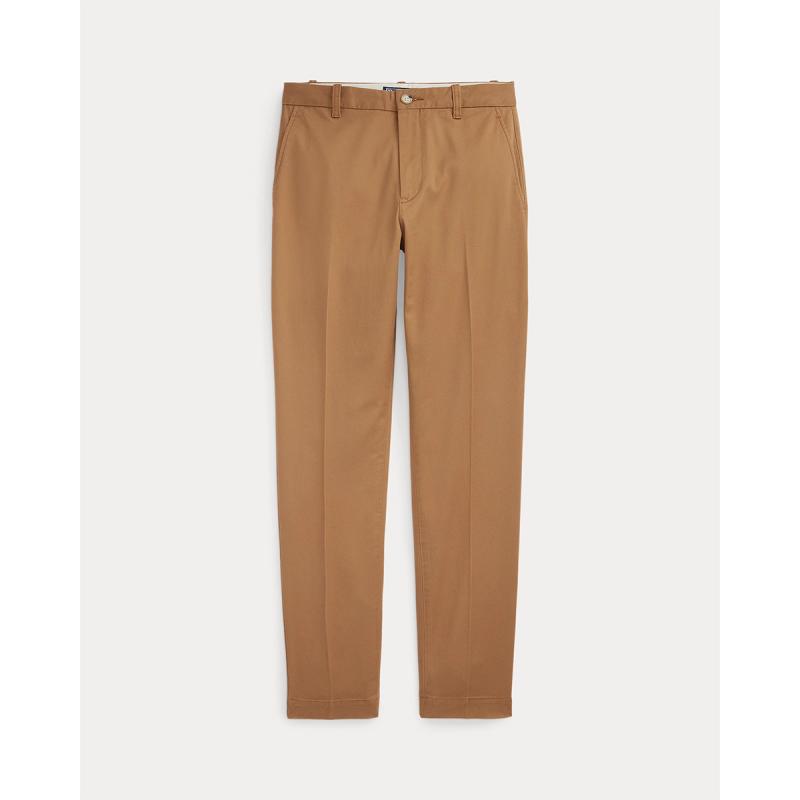 Cropped Slim Fit Twill Chino Trouser - 211890343004 - POLO RALPH LAUREN