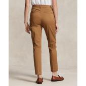 Cropped Slim Fit Twill Chino Trouser - 211890343004 - POLO RALPH LAUREN