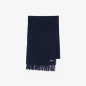 Woven Wool and Cashmere Scarf Gift Set - 8@3RE7394 - LACOSTE
