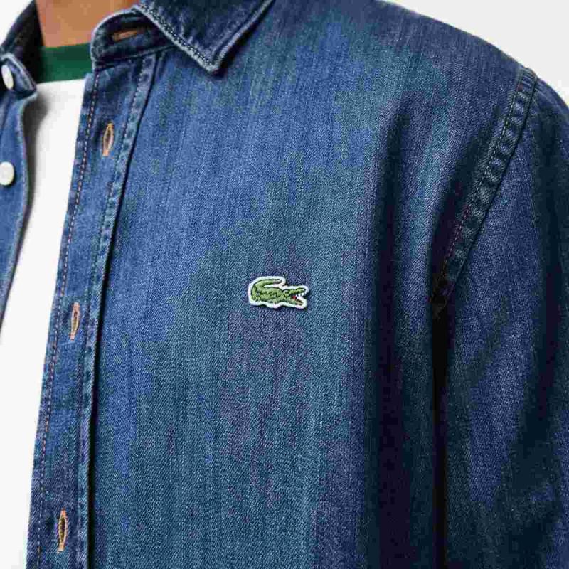 Regular Fit Denim Shirt - 8@3CH0197 - LACOSTE