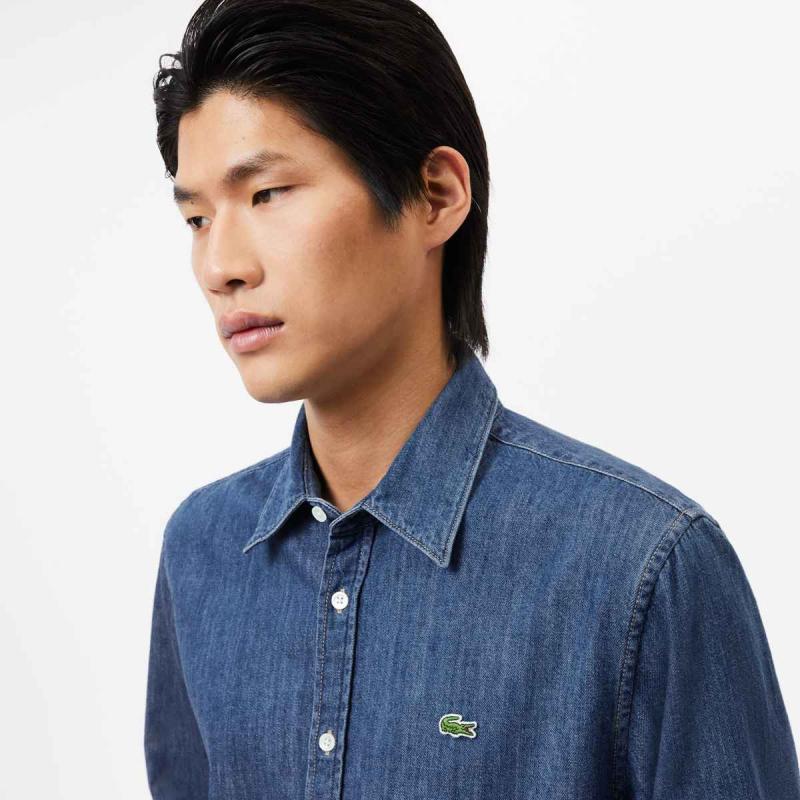 Regular Fit Denim Shirt - 8@3CH0197 - LACOSTE