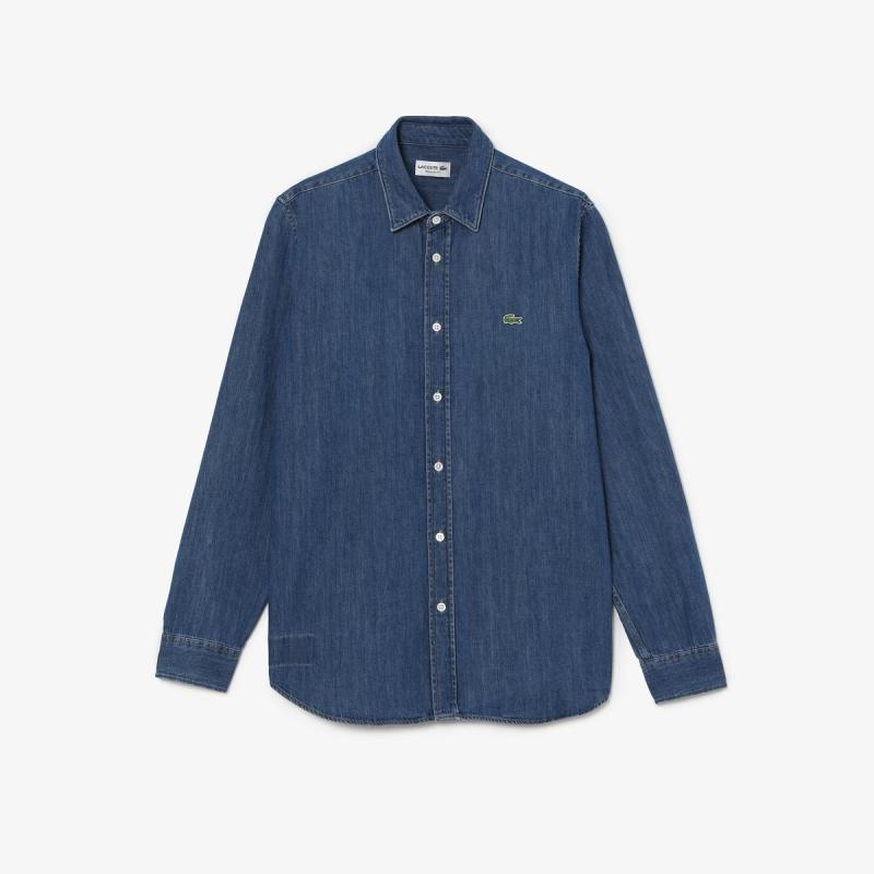 Regular Fit Denim Shirt - 8@3CH0197 - LACOSTE
