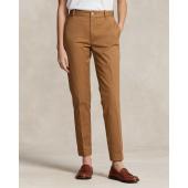 Cropped Slim Fit Twill Chino Trouser - 211890343004 - POLO RALPH LAUREN