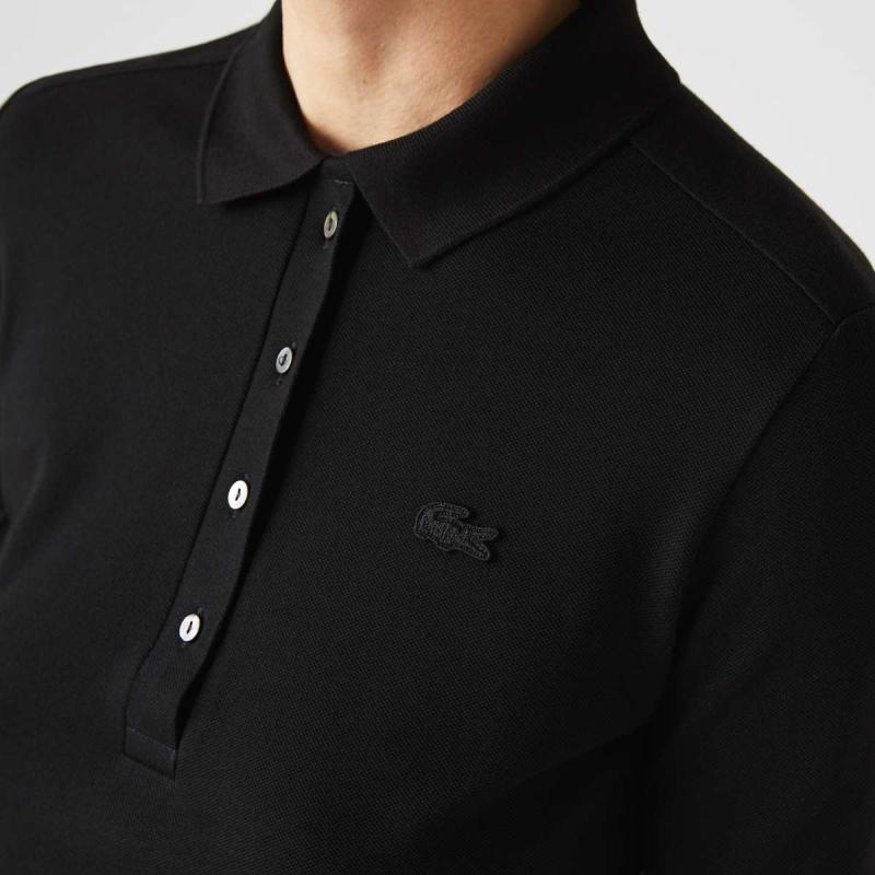 Slim Fit L.12.D Stretch Mini Piqué Polo Shirt - 8@3PF5464 - LACOSTE