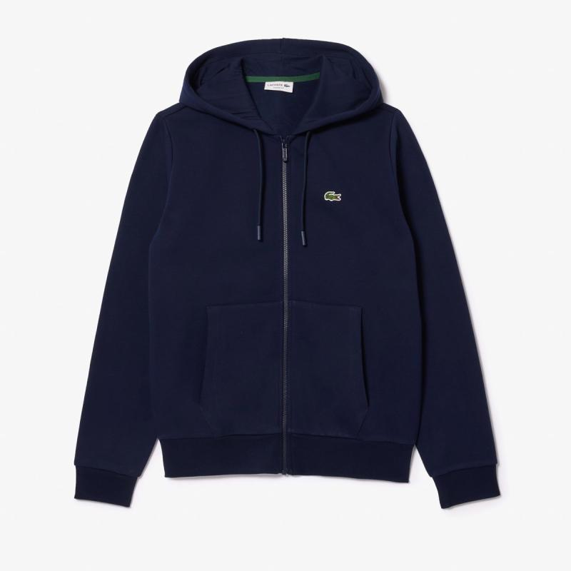 Zip-Up Fleece Hoodie - 8@3SH9626 - LACOSTE