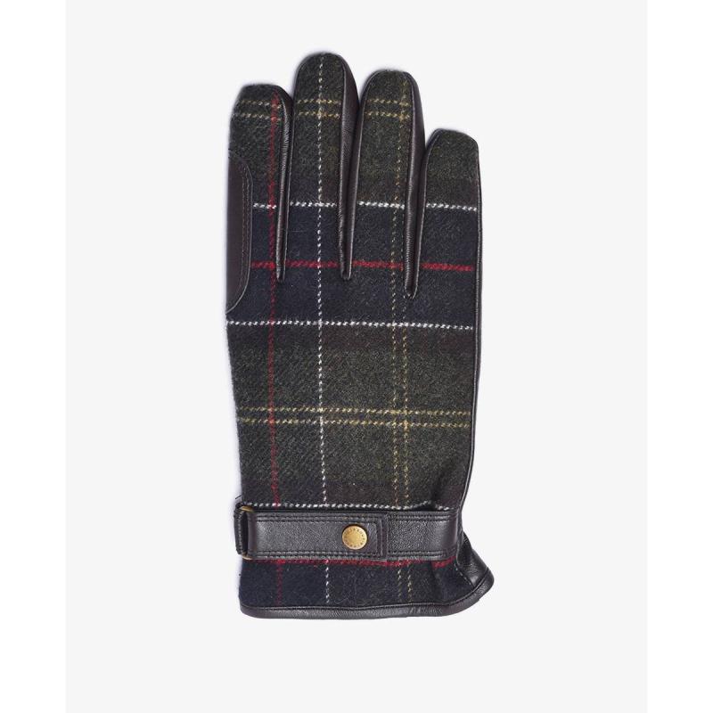 Newbrough Tartan Gloves - 8@MGL0051 - BARBOUR