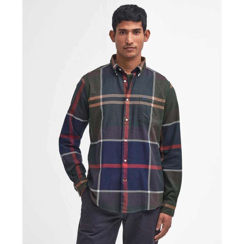 Dunoon Taillored Fit Shirt - 8@MSH4980 - BARBOUR