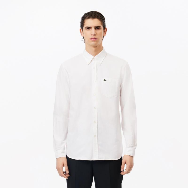 Regular Fit Oxford Shirt - 3CH1911 - LACOSTE