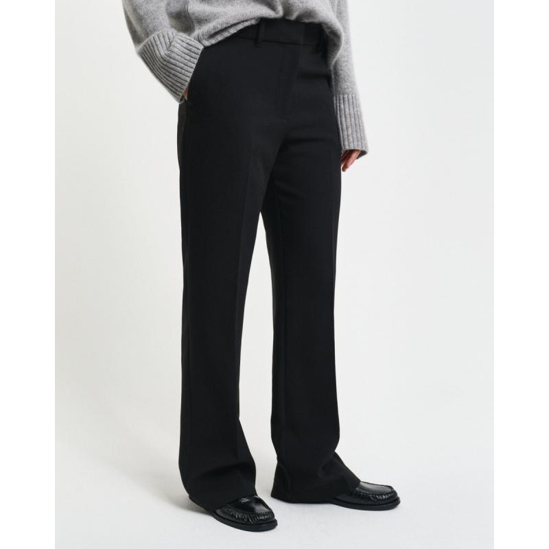 Slim Fit Flared Slacks - 3GW4150334 - GANT