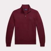 Mesh-Knit Cotton Quarter-Zip Jumper - 710932304513 - POLO RALPH LAUREN