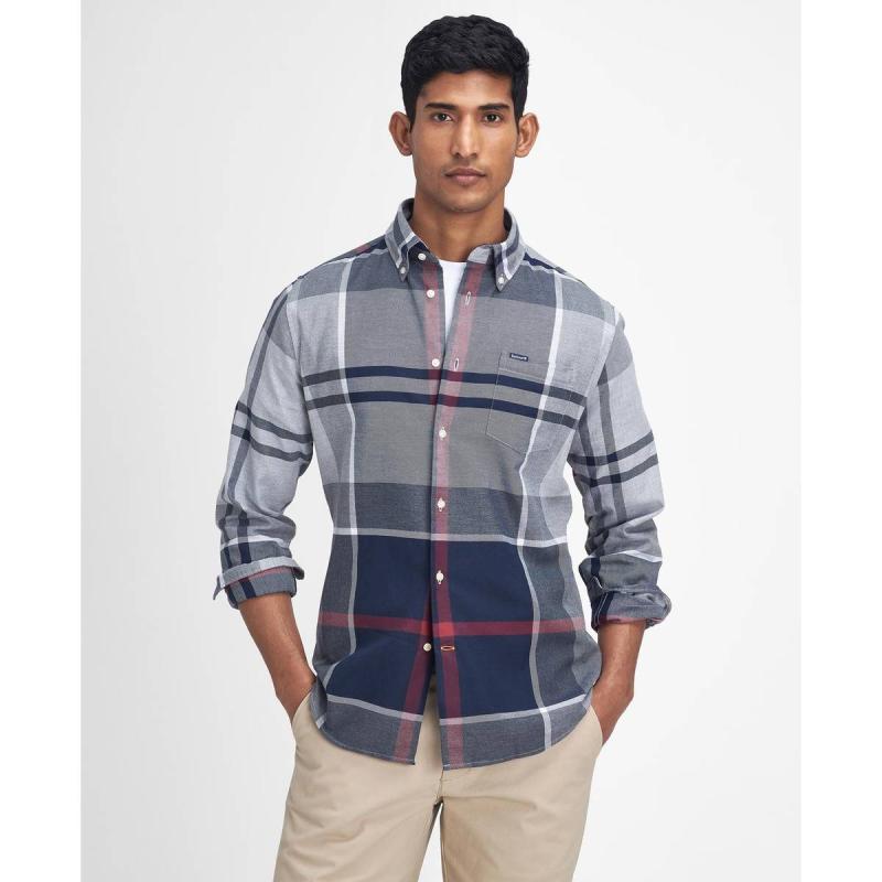 Dunoon Taillored Fit Shirt - 8@MSH4980 - BARBOUR