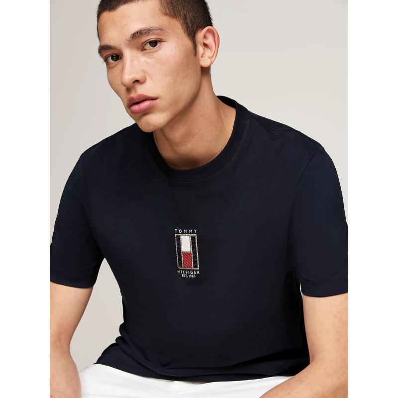 VERTICAL FLAG TEE - MW0MW36512 - TOMMY HILFIGER