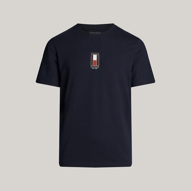 VERTICAL FLAG TEE - MW0MW36512 - TOMMY HILFIGER