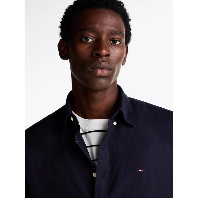 FLEX BRUSHED SOLID RF SHIRT - MW0MW36824 - TOMMY HILFIGER