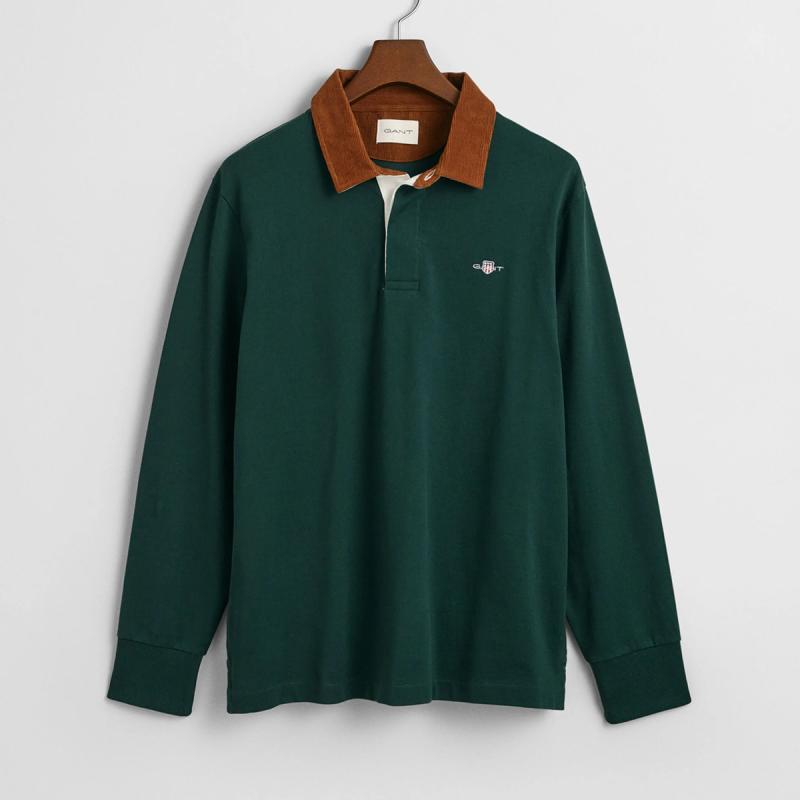 Corduroy Collared Heavy Rugger - 3G2015082 - GANT