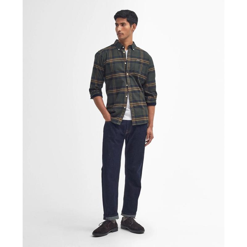 Portdown Tailored Long-Sleeved Shirt - MSH5035 - BARBOUR