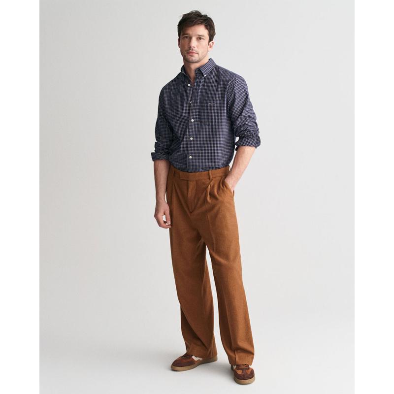 Regular Fit Tattersall Jaspé Shirt - 3G3240219 - GANT