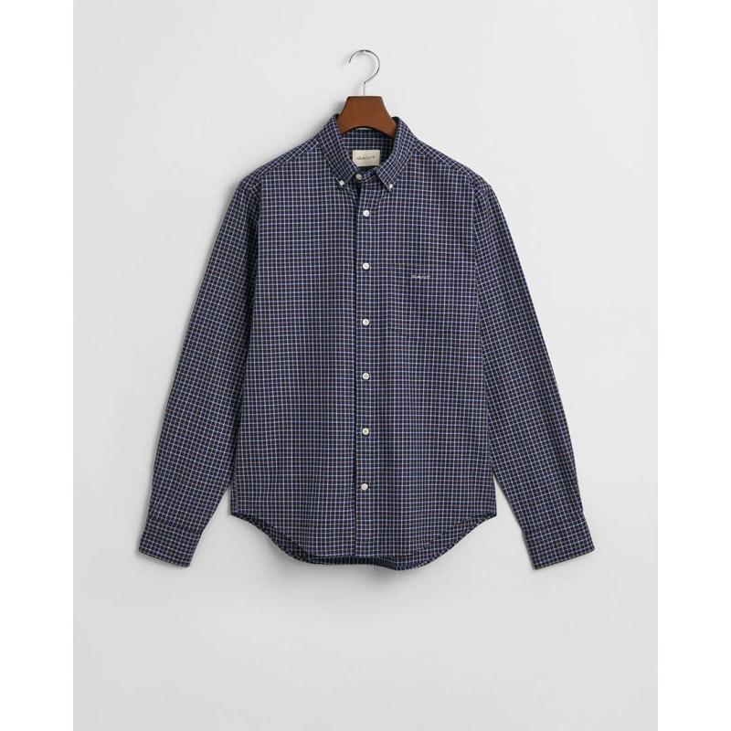 Regular Fit Tattersall Jaspé Shirt - 3G3240219 - GANT