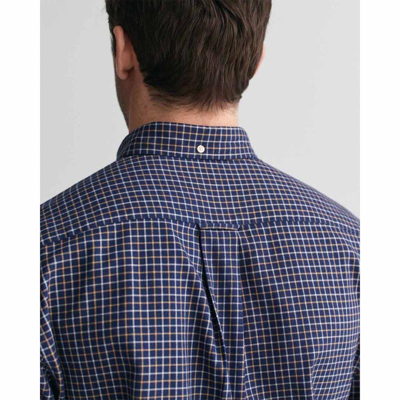 Regular Fit Tattersall Jaspé Shirt - 3G3240219 - GANT