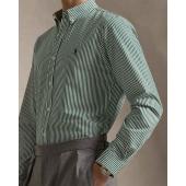 Custom Fit Striped Stretch Poplin Shirt - 710929346009 - POLO RALPH LAUREN