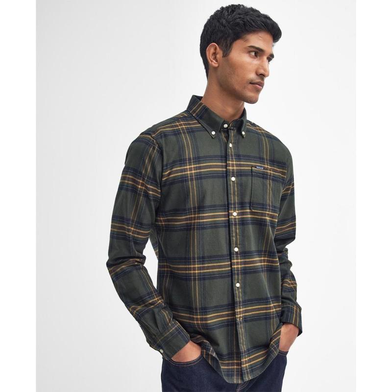 Portdown Tailored Long-Sleeved Shirt - MSH5035 - BARBOUR