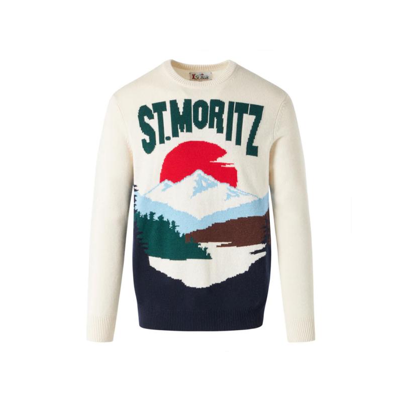HERON C CREWNECK SWEATER - 8@HER0011 - SAINT BARTH