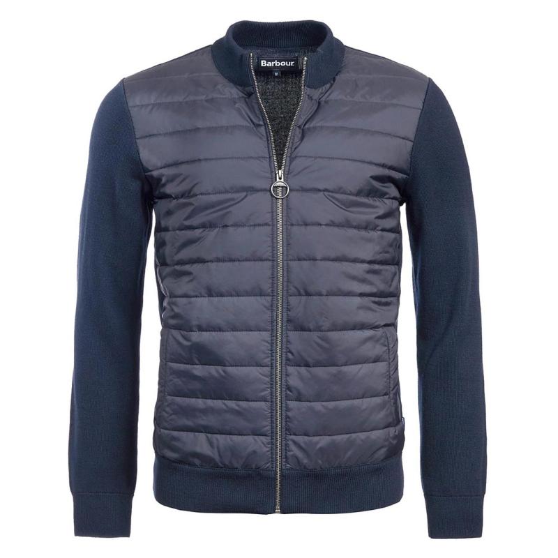 Essential Carn Baffle Zip Through Jumper - 8@MKN1104 - BARBOUR