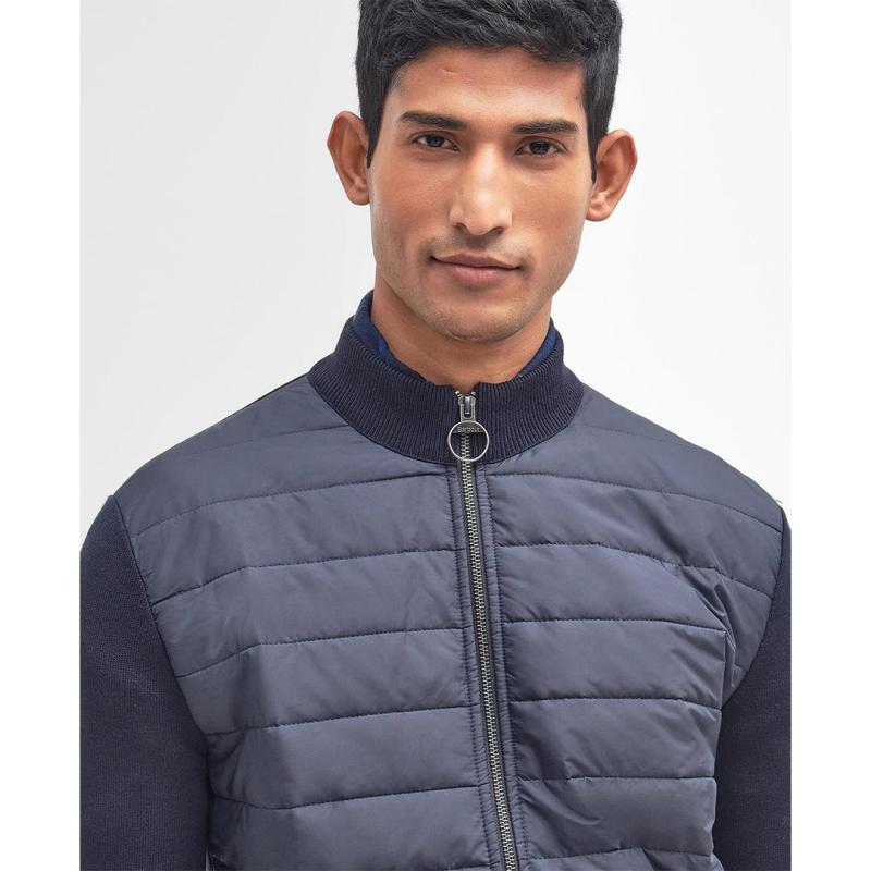Essential Carn Baffle Zip Through Jumper - 8@MKN1104 - BARBOUR