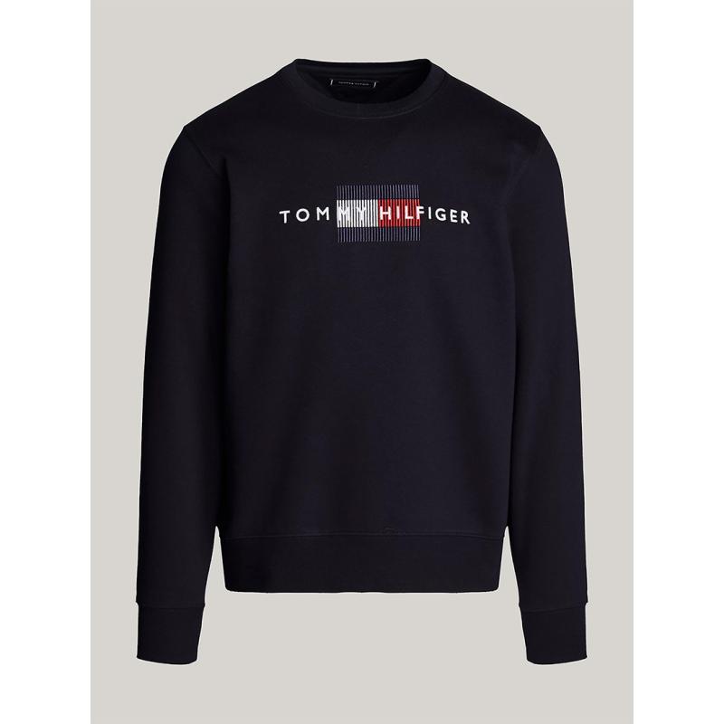 HILFIGER FLAG EMBRO SWEATSHIRT - MW0MW35541 - TOMMY HILFIGER