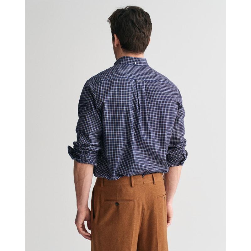 Regular Fit Tattersall Jaspé Shirt - 3G3240219 - GANT