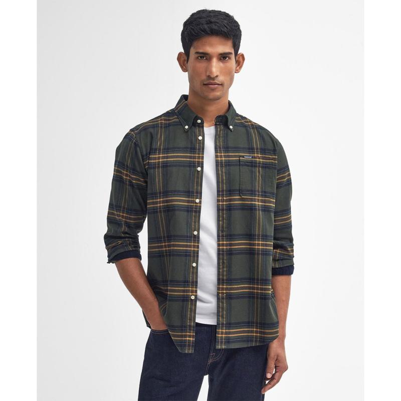 Portdown Tailored Long-Sleeved Shirt - MSH5035 - BARBOUR