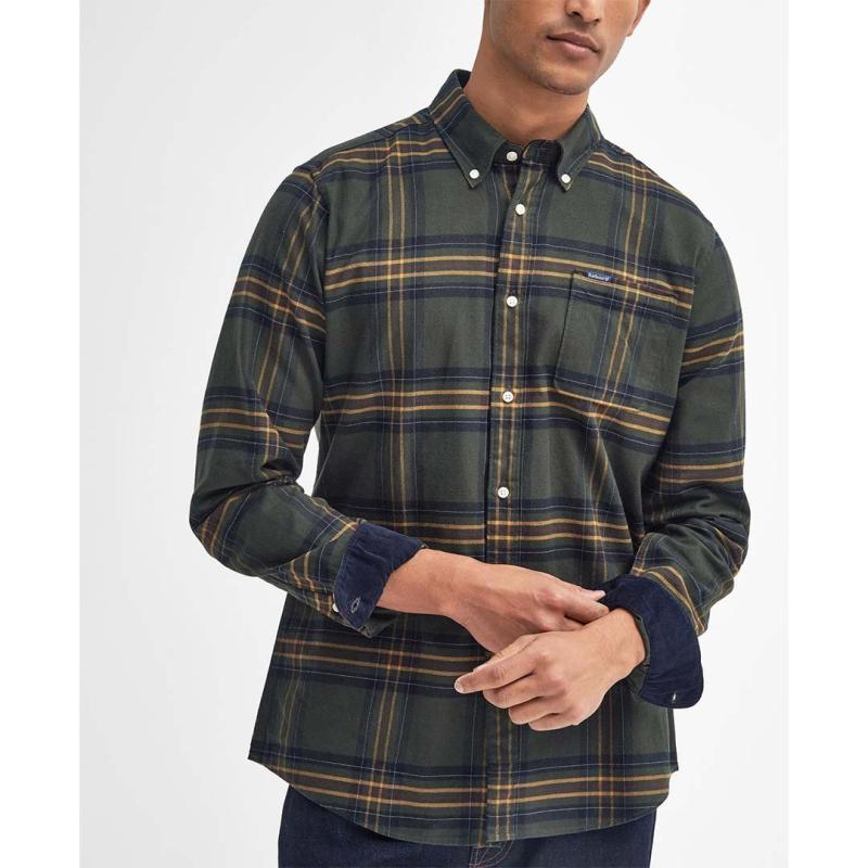 Portdown Tailored Long-Sleeved Shirt - MSH5035 - BARBOUR