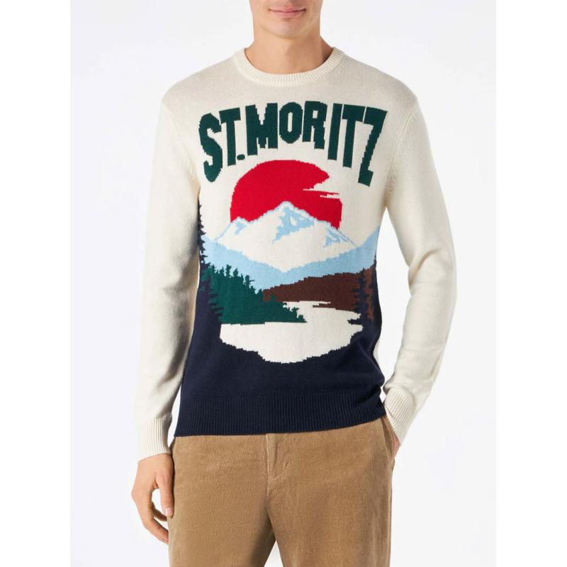 HERON C CREWNECK SWEATER - 8@HER0011 - SAINT BARTH