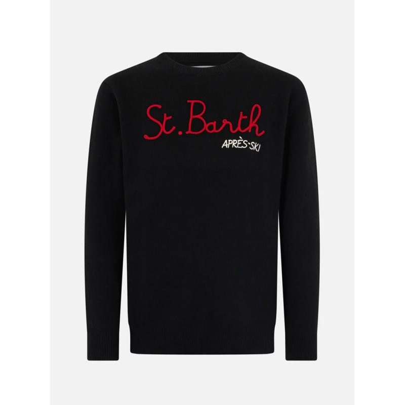 HERON ROUND-NECK SWEATER - 8@HER0001 - SAINT BARTH