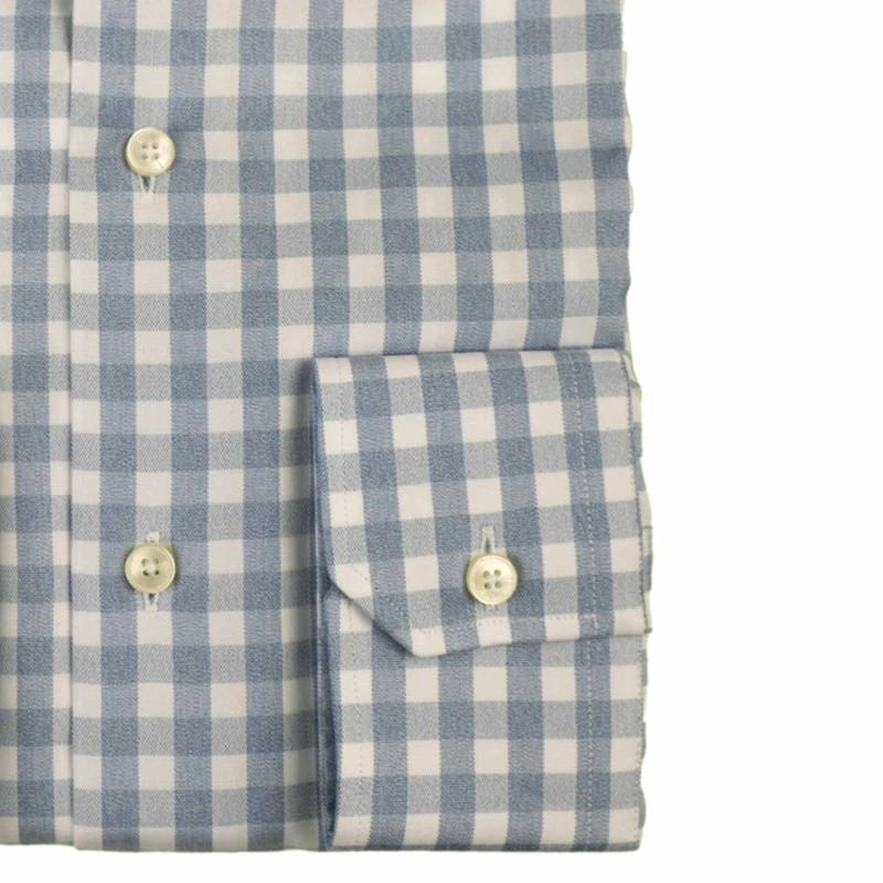 Light Blue Check Shirt SUPER COTTON® - 520ML/71208 - XACUS