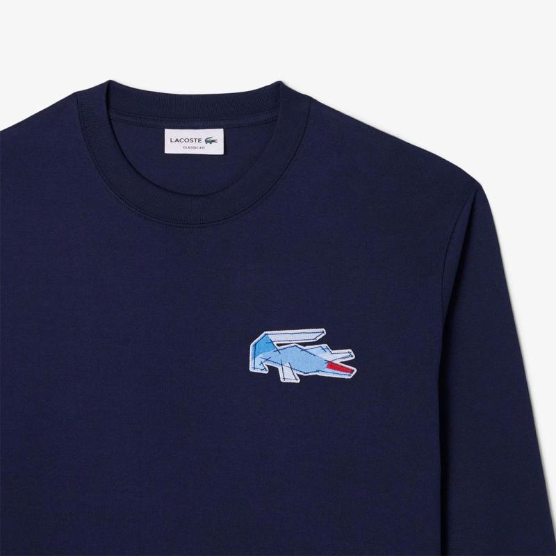 Men's Classic Fit Logo T-shirt - 3TH3586 - LACOSTE